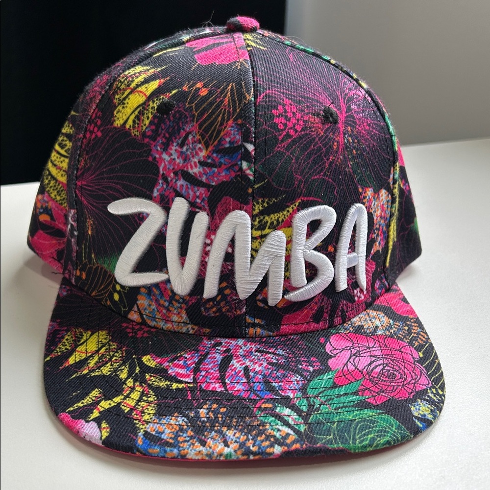 ZUMBA NWOT Colorful Floral Cap